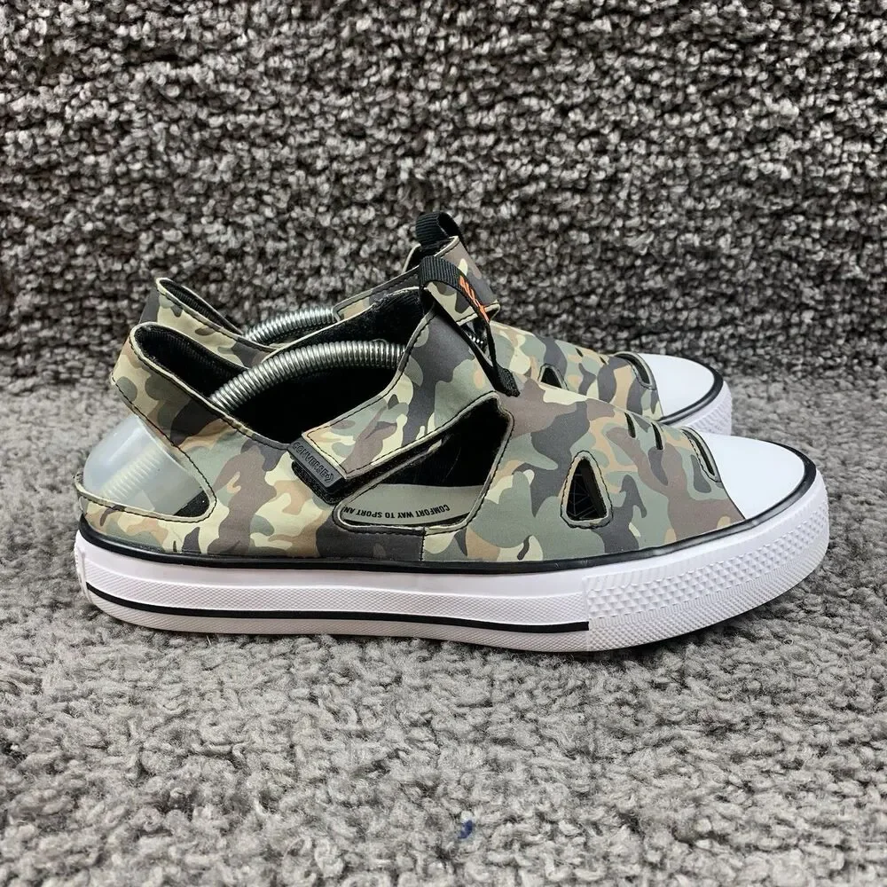 Converse Camo Junior Girls Superplay Sandal Size 6 Lightweight Summer Casual